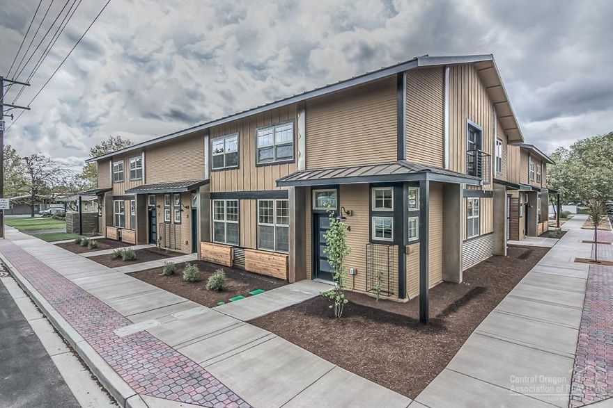 Brand new! Unique Boutique 6 unit apartment complex in downtown Redmond! 3 blocks from Centennial Park, walking distance to all downtown breweries, restaurants, and shopping. Constructed to be low-maintenance interior & exterior. The urban interior style merges industrial with contemporary design.