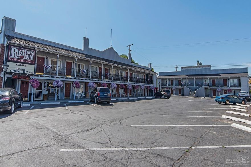 Amazing business opportunity to own a historic part of Prineville! 3 bldg's. to include 19 room Rustler's Inn Motel and Restaurant bldg. Situated at the West entry of Prineville. Hwy 26 frontage. Restaurant leased through Sept. 2020. Strong possibility of renewing Lease. Motel has a diverse clientele from tourists and recreationalists to construction workers and equine related events contestants. The completion of the new Hospital and Elementary School and the on going Facebook and Apple data center construction and added jobs are all helping Prineville and Crook County continue as a thriving community!