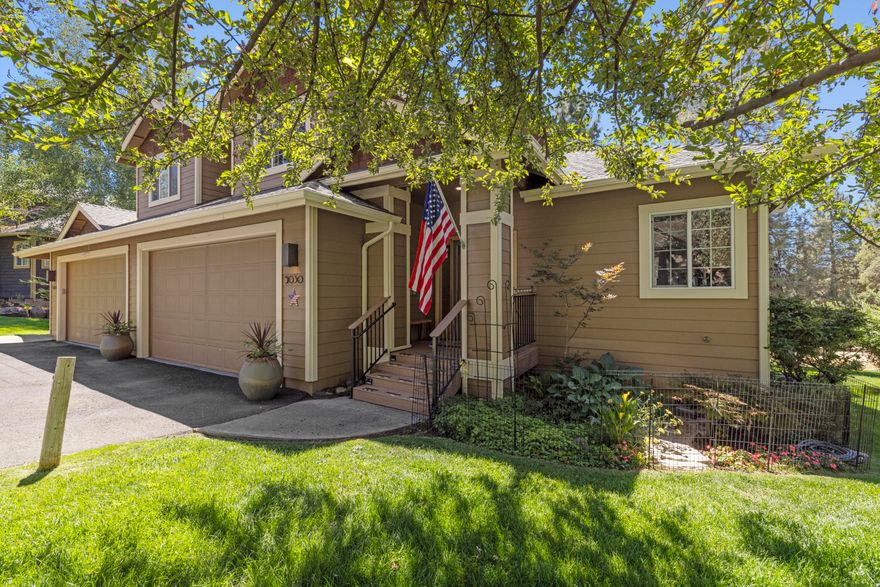 Immaculate townhome located in the incredible Running Y Resort! This property has been tastefully upgraded, and has a custom primary bathroom unlike the other townhomes in the area. The kitchen features complete granite slab counters, backsplash, tops of the line stainless steel appliances along with a unique and modern two tone Refrigerator. The downstairs flooring has all been upgraded to a lvp, and the primary bathroom was completely remodeled to provide a large walk in shower as well as additional floor to ceiling storage cabinets. Dual vanity sinks with an additional countertop vanity as well. The deck is private yet also features great views of the trees and area behind the home. Primary suite and bath are on the main level of the home. The HOA covers landscape maintenance, snow maintenance and removal, and provides access to the Fintess Center and Pool! This is a upper clean townhome that is a must see, and will surely impress!