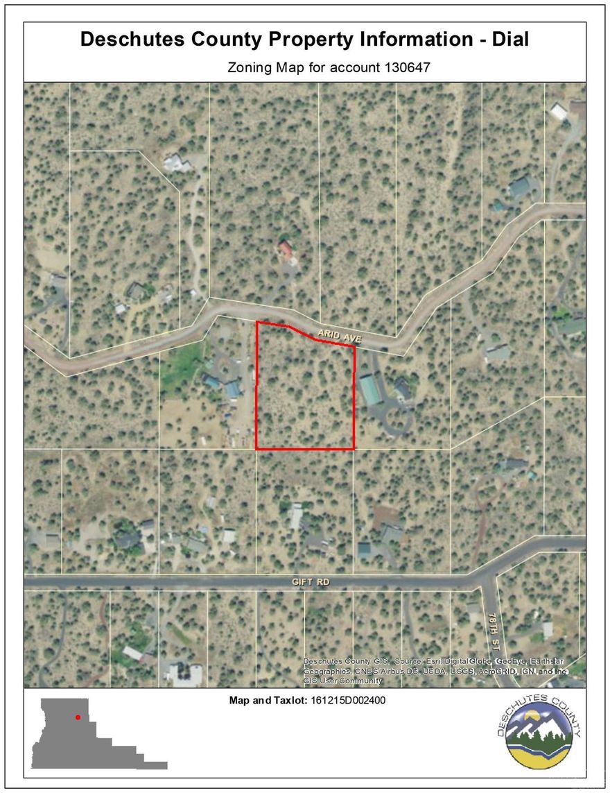 Splendid, gently sloping building lot on north end of Whispering Pines, with old growth junipers and spectacular views of mountains, valley, Redmond, and Smith Rock from the top of the hill. Halfway between Bend and Redmond and near Redmond airport and cities' amenities Livestock welcome. Near pavement. Less than 8 miles from Cascade Village Shopping Center.