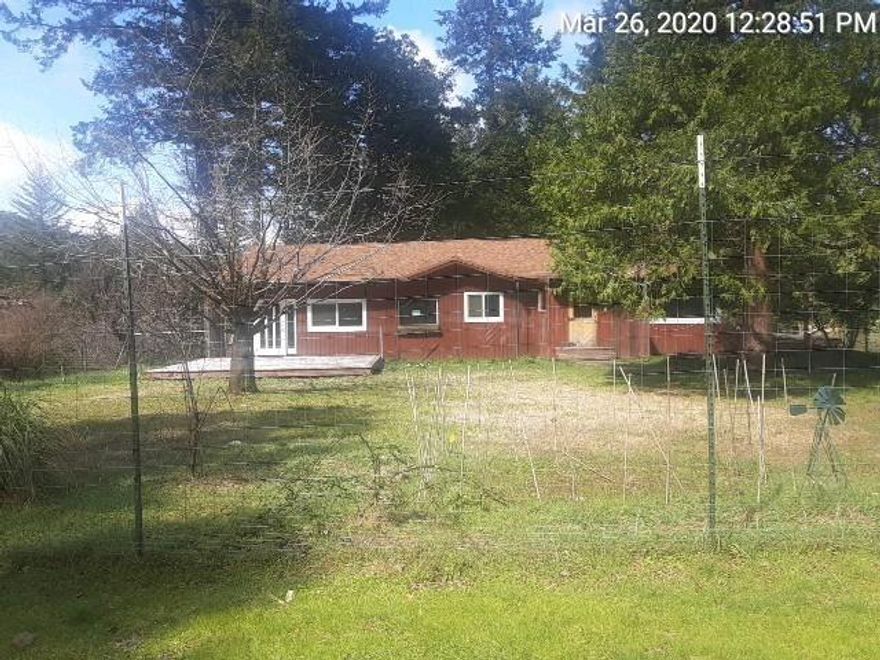 Peaceful and serene location with year round creek running behind home. Plenty of room for your gardening, animals, toys all on a flat and usable lot! Home has seen some updating updating and brand new carpeting in all bedrooms, family room and stairwell to basement as well as new vinyl flooring in hall bathroom. Partial basement includes a very large 'cellar' or office space/storage and walk out exterior door for easy access. Good producing well, too! So much here to see - note no cell service at property.