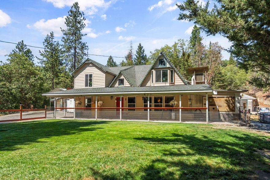 Looking for space, privacy, and a home that truly feels like a retreat? This 5-bedroom, 2-bath residence on nearly 10 acres offers just that. With over 2,100 sq. ft., it features a spacious kitchen, cozy living areas, and a charming clawfoot tub upstairs. Step outside to enjoy your fenced yard, patio, fire pit, and wooded acreage—perfect for gatherings or quiet evenings under the stars.

And there's more—this property also includes a newly built 700 sq. ft. ADU with 1 bedroom, 1 bath, and loft space, ideal for guests, multi-generational living, or rental income.

Homes like this don't come along often. Come see it in person and experience the lifestyle it offers!

Buyer to perform their own due diligence regarding all aspects of the property.