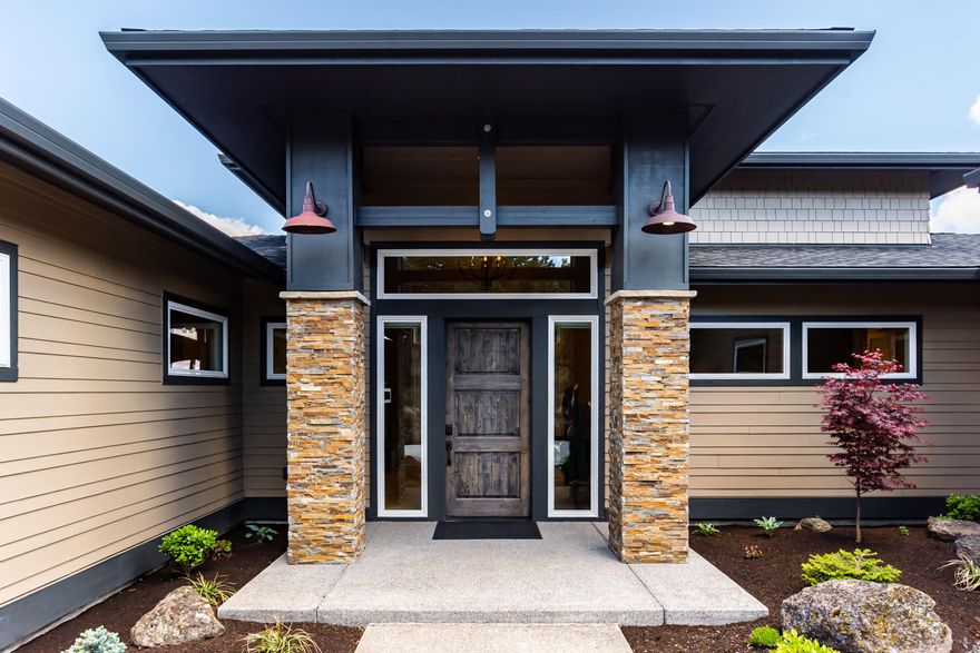 Welcome to luxury living with an embracing ambiance. Contemporary architecture by Mt Bachelor Design & custom built by Madrone Construction combine to interpret today's quest for modern beauty & privacy. The open great room displays a modern floor to ceiling fireplace & breathtaking mountain views captivating the senses. Appealing one level living, plus a large bonus room & half bath downstairs. Quality interior selections & attention to details throughout this residence reveal a meticulously maintained home presenting recent upgrades for a ''like-new'' feeling. Relax & enjoy the recent A/V improvements for all encompassing sound & visual perfection. Located in the popular NW Bend community of Awbrey Park offering: Decorator street lighting, landscaped aprons & sidewalks, Sawyer Upland Park & playground, access to the Deschutes River Trail, & neighboring homes of custom quality. Just minutes to downtown Bend, recreation, services & all Bend has to offer for active lifestyle living!