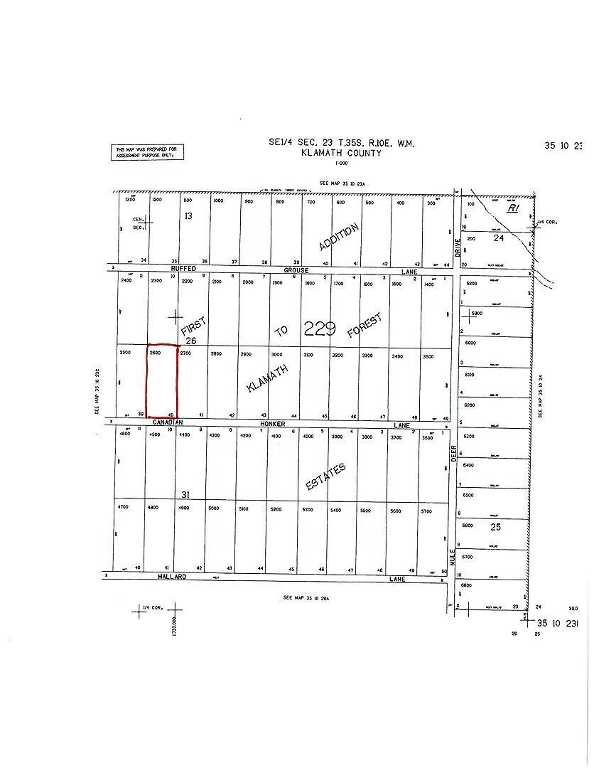 Klamath Forest Estates - Land