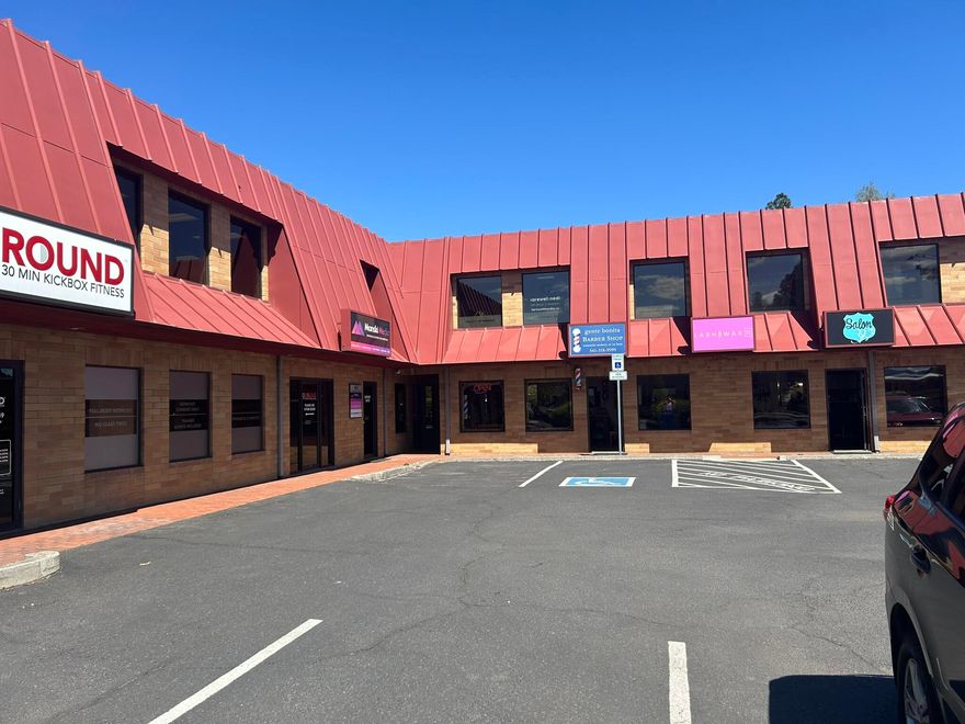 Creative office on Third Street that takes advantage of the extremely high traffic counts with prominent monument, directory, and window signage. 
This second-floor space has been recently updated and is light and bright with mountain views. 
The space features two private offices with exterior entrances and an adjoining conference room/open work area with kitchenette. In-suite restroom and storage. 
Ample parking with client-only parking in the front of the center and tenant parking in the rear. Access from Norton Street for easy in and out to Third St. (no Third St. driveway.)
Professionally managed. Available August 1, 2024.