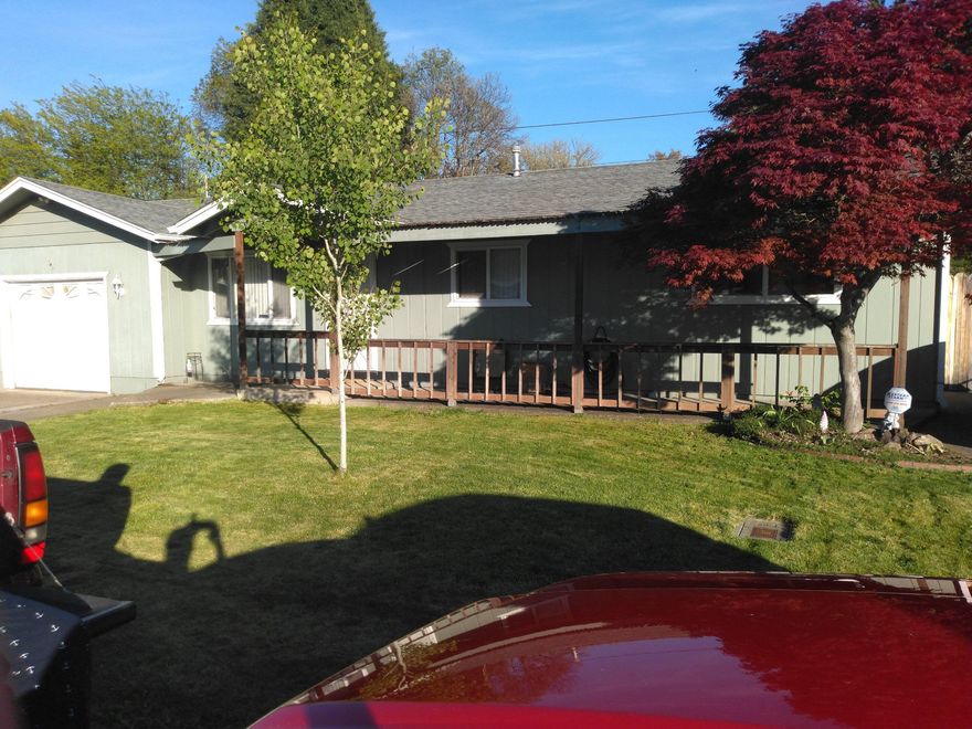 Check out this great first time home buyer or investor opportunity! It is situated with 4 bedrooms the office was turned into a bedroom buyer due diligence. 3 of the bedrooms and 1 bath are on one end of the house and the 4th with the additional bath is on the other end of the house great size living room that leads to the patio and back yard. This property offers a fully fenced backyard with RV parking.