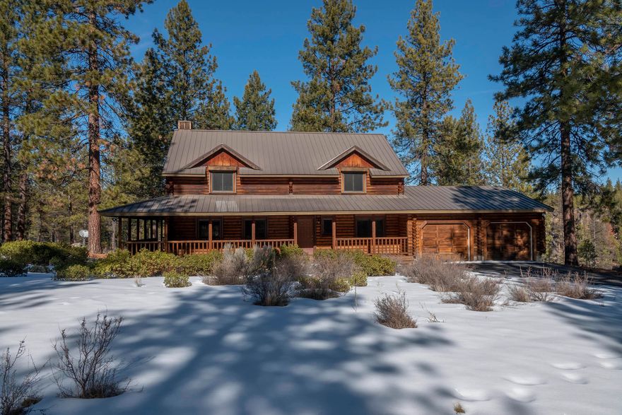 Rare and Exciting opportunity to own a cabin in the woods on 233 acres just a few miles from town bordering the Deschutes National Forest and Tumalo Creek.  This property consists of three tax lots with a charming log home located just past Milepost 4 on Skyliners Rd. Enjoy the peaceful tranquility of nature with plenty of hiking on this beautiful acreage zoned F1(forest use with LM and WA overlay). North and West boundaries are bordered by Tumalo Creek while the South boundary is bordered by the forest. A December 2020 appraisal has appraised this property at list price. See attached video and boundary map.