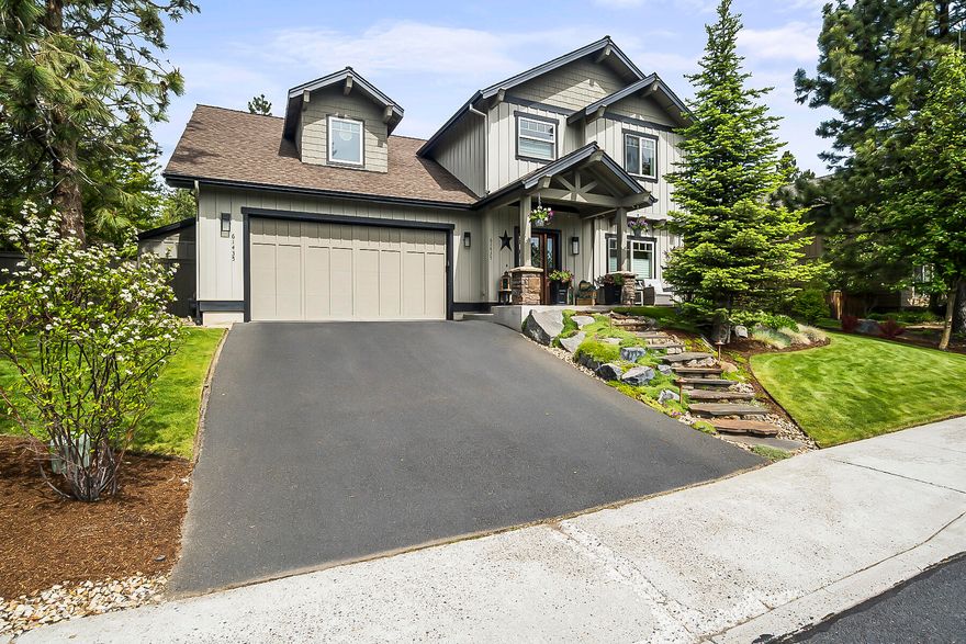 Beautifully updated home in quaint Sagewood development on Bend's West side!  Walking distance to the Old Mill and river trail, mountain biking out your front door, and 20 minutes to Mt. Bachelor! This home has it all including custom finishes, professional appliances, open floor plan, oversized 2 car garage, tons of storage including an outdoor storage building, large bonus room, exceptional privacy, gorgeous landscaping, and a location that cannot be beat! On the main level you will love the wide plank engineered flooring and a beautiful gas fireplace with El Dorado floor to ceiling stone and custom built-ins. The kitchens boast professional GE monogram 30 in gas range and refrigerator, along with a Miele dimension smart dishwasher, quartz counters, breakfast bar and designer tile backsplash. Enjoy relaxing this summer in the private backyard complete with paver patio, walkways and 2 covered patios. Additional features include new carpet, surround sound, central vacuum and more!