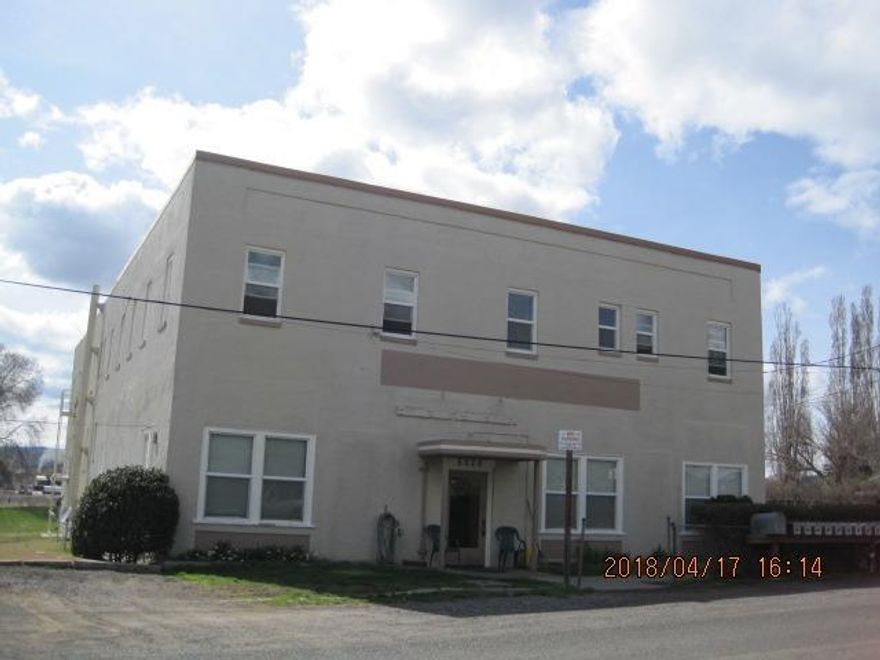 This hard to find apartment complex, would be a great investment opportunity! Featuring 18 units total, 12 400 sq ft studios with full kitchen & bathroom, and 6 450 sq ft 1 bedroom apartments with full bathroom & kitchen plus living room. Laundry facility available, updated vinyl windows, gas radiant heat. Huge gravel parking lot. Land lord pays for water, sewer, garbage, gas and landscaping. Serious qualified buyers only! Membrane roof installed by Linkville Roofing in 2002 on main roof, and lower roof in 2010. Septic updated in 2003 to two 2500 gallon tanks, Boiler Heating unit updated in 1995.