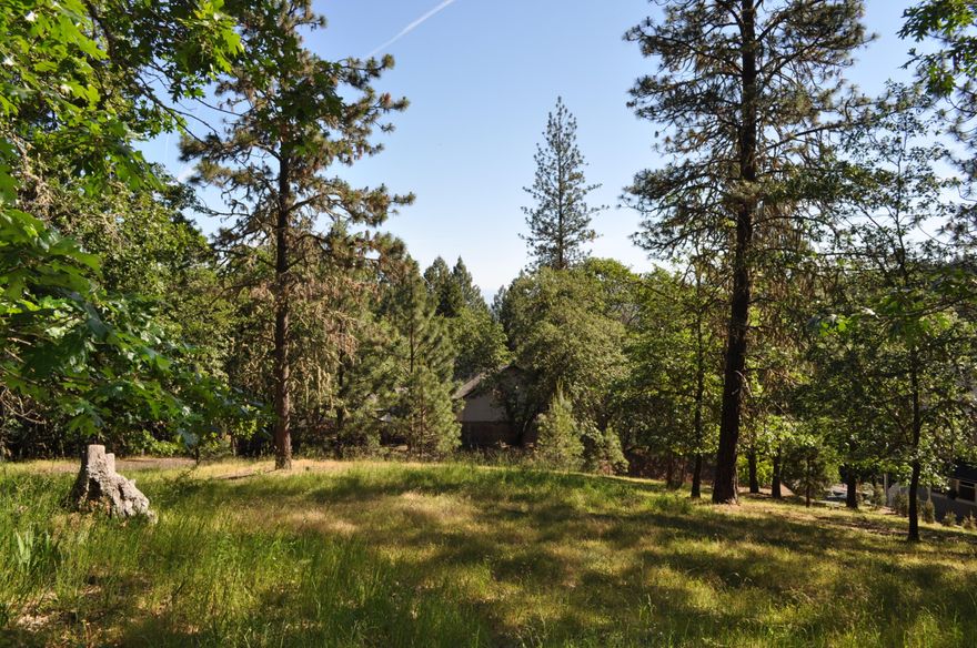 Rare half-acre residential lot with utilities available inside city limits, approximately a half-mile of historic downtown Jacksonville. Paved driveway from S 3rd Street to gently sloping parcel with mature trees and views of the valley. Fully surveyed lot may also be accessed via Applegate Street.