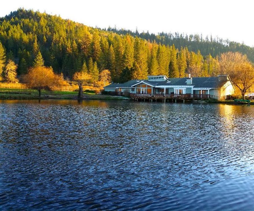 263 acre ranch & vineyard estate with lovely 5000+ sq ft home and three year round ponds in a breathtakingly beautiful setting. The home has an open floor plan with gourmet kitchen and 2500 sq ft Italian tile veranda cantilevered over one of the 3 ponds - ideal for entertaining! The property boasts one of the premier vineyards in the area with 57 acres of frost protected vines of outstanding quality, 1700 sq ft 2 bdrm guest or managers home, cutting shed, equipment barn, horse stables, outdoor riding arena, 30x192 barn, shop, 69 acre irrigated hay fields, 80 acre wooded hillside, reservoir for frost protection, & 1868 water rights. Grape varietals include Pinot Noir, Gewurztraminer, Pinot Gris, Pinot Blanc, and Chardonnay.