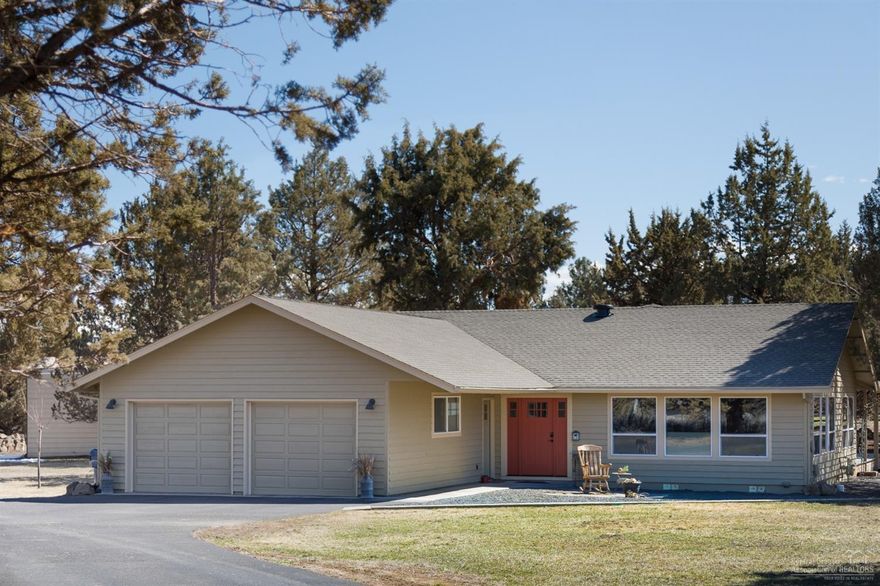 Newly renovated (2018) single level turn key property on 2.3 acres (.9 irrigated) with 30x36 stick built frame shop with loft & 2 hobby rooms, 24x36 double RV pole barn & 18x41 metal RV shelter surrounded by fruit trees, grassy areas, beautifully landscaped park-like setting with peek-a-boo Cascade Mtn views ideal for a small hobby/horse farm in Bend. Complete $300K renovation in 2018 features a nicely appointed 3 bedroom, 2 bath ranch with all new light features, quartz counter tops throughout, Samsung stainless steel appliances, Diamond Prelude maple cabinets, ceramic tile flooring, memory foam carpet/pad, Bali window treatments, instant hot water heater, Kohler comfort toilets, master bath custom tiled shower, $20K WIFI irrigation system, plumbed water features, AZEK patio decking, blown in insulation in attic over house, garage & workshop, newly painted interior/exterior home and exterior workshop...just to name a few outstanding upgrades to the property.