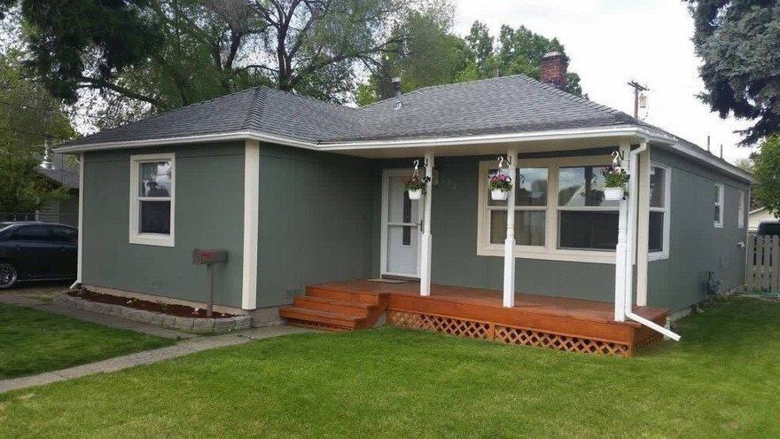 Marketing Remarks: Adorable, turnkey home with large 2 car garage. This 2 bed, 1 bath over 1,000 sq. ft. home is updated entirely and has clean, original hardwood floors. Lovely kitchen counters and cabinets plus new fixtures throughout home. Featuring a separate laundry room, separate dining area and large living room, this is an excellent starter home or rental. Good sized, fully fenced front and back yard, paved driveway and shed in backyard make this a versatile property in the city. New roof and new garage door within the last year. Bring offers!