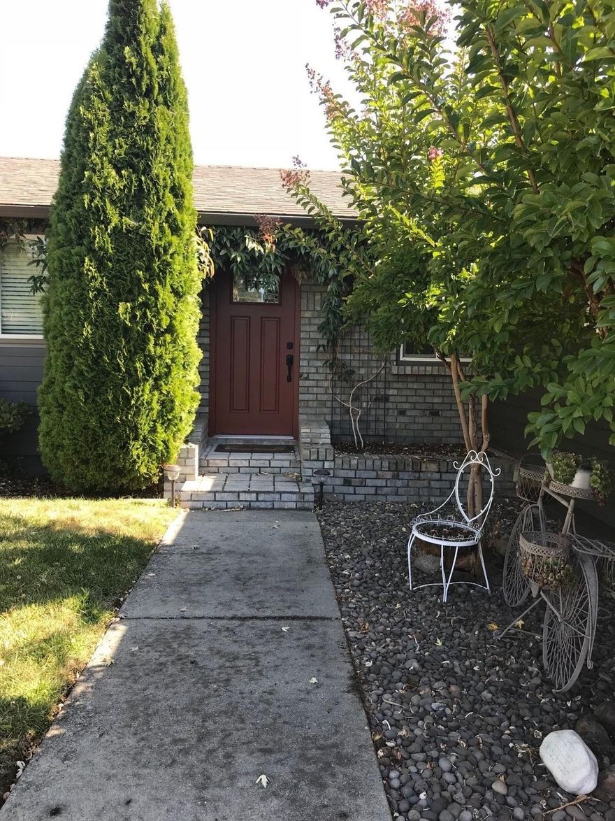 Charming upgraded home with many updates. Kitchen w/granite counters,white cabinets and newer appliances, light fixtures, carpet,tile,gutters,roof, electrical panel,new heating and AC and ductwork. Very nicely upgraded exterior around the inground pool deck.Generous large dining area with additional kitchen nook.Travertine tile in Master shower with granite counters.New sliders going outside, windows, interior and exterior doors,fans,fireplace insert,shed guys shed, solar for heating the pool,hot tub,nice side area for gardening and equipment, Approx. 11'x27' RV parking. Close to shopping, restaurants, schools. Great buy in an area of established homes. (More pictures posted Monday)