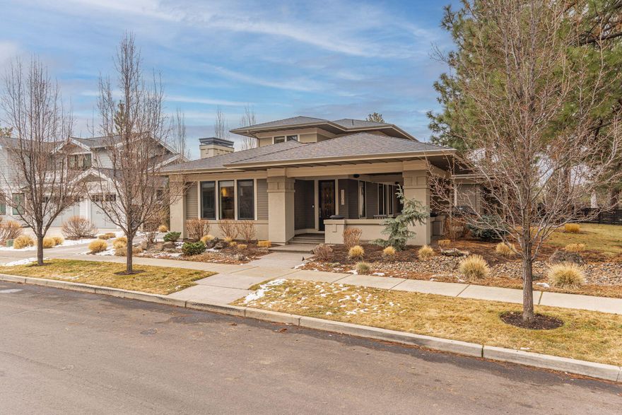 Welcome to this stunning custom-built home located in the highly desirable neighborhood in NW Crossing. Situated on a spacious .34 acre lot, this property has one of the largest lots in the neighborhood. Freshly painted interior with contemporary features including an inviting great room with hardwood floors, a gas fireplace, and custom built-ins. The kitchen is spacious with a large island, quartz countertops and JennAir appliances. The main floor includes the primary bedroom with a luxurious en-suite and a large laundry room. Upstairs offers two bedrooms, a full bath, and a loft area. Step outside and immerse yourself in the beauty of your oversized landscaped backyard or enjoy the covered courtyard offering additional outdoor living space for your relaxation and entertainment needs. The 3-car garage has epoxy floors and plenty of room for your vehicles and toys. Don't miss your chance to own this exceptional property in NW Crossing close to trails, restaurants, schools and more!