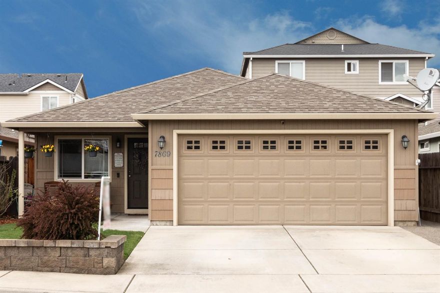 Absolutely Beautiful, Immaculate *Better-Than-New* Home in a Quiet Neighborhood on a Dead-End Street. This well-insulated home has been incredibly-maintained and updated with fresh new carpet and new interior paint, high-end Top Down/Bottom Up'' honeycomb blinds, ceiling fans and a super energy-efficient forced heat and air system. The wonderful kitchen boasts stainless steel appliances, granite countertops, custom Hickory cabinetry, pantry & an eating bar. There is a convenient inside laundry and tall vaulted ceilings in the living room and kitchen/dining area. The master suite is nice sized as well with a big walk-in closet. There is a fully-fenced back yard and nice front yard which are both landscaped with new rock/bark and automatic timed sprinklers. Plenty of room for all your toys with the 2-car garage with 220 amp electrical for all your tools. Don't miss this fantastic starter or investment home!