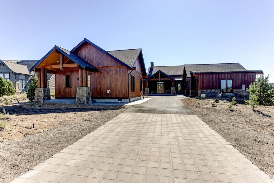 BRING ALL OFFERS! Located in the gated community of Brasada Ranch. Look no further for the perfect vacation home or nightly rental that is all set up w/ all kitchen items, fully furnished & all linens. This luxury ranch style home & detached casita backs up to the 15th fairway offers a decorative entryway w/ vaulted tongue & groove ceilings, stamped concrete & stonework. Spectacular great room w/ 16' ceilings, hardwood floors, gourmet kitchen w/ large quartz island, SS appliances, wine refrigerator, spacious pantry & formal dining room. There is great separation of the bedrooms w/ 10' ceiling, 8' tall doors. Primary bedroom boasts a gas fireplace, tile shower, soaking tub, walk-in closet. Laundry room & all bathrooms have radiant heated floors. Triple car garage. The casita offers two bedrooms, one bath, hardwood floors, SS appliances, gas fireplace, stacked w&d & much more! See attached list. Call your agent today! Seller Is Motivated!