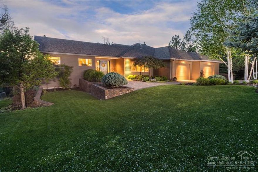 Awbrey Glen Beauty w/ Master on Main! Truly a Spectacular Home Boasting Fabulous Treetop and Cascades Views situated on a Private Lot of 1.15 Acres. Custom Built by Chris Melrose w/ many Special Detailed Upgrades! 3,713 Square Feet of Living Space has a Wonderful Entertaining Flow from the Formal to the Most Casual. Great Outdoor Spaces Enhance the Serenity of Inside Space as Most rooms have Views. Accented Lighting Throughout Create Warmth to All Rooms. You Must See to Truly Appreciate!