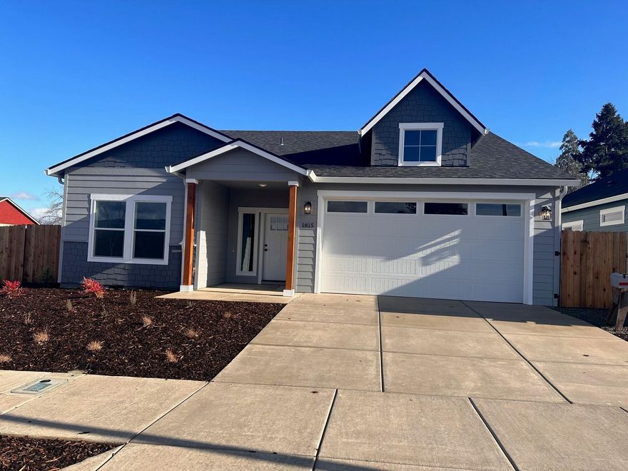 Beautiful new single level 2022 energy star certified home built by River Lane Homes! Situated on a corner lot in a charming new neighborhood this home offers 3 bedrooms, 2 full bathrooms & nice fixtures throughout. A very comfortable open floor plan w/ beautiful laminate floors throughout & tile floors in the bathrooms & laundry room. You'll love entertaining in the open kitchen w/ quartz countertops, island & breakfast bar as well as the dining room space w/ sliding glass doors providing access to the covered patio and private backyard. Comfortable great room w/ electric fireplace & lots of natural light. Nice master suite boasts dual vanity, water closet, easy step shower & a spacious walk in closet. Fenced & landscaped w/ an attached two car garage. Don't miss out on this beautiful new home. Estimated completion is end of October!