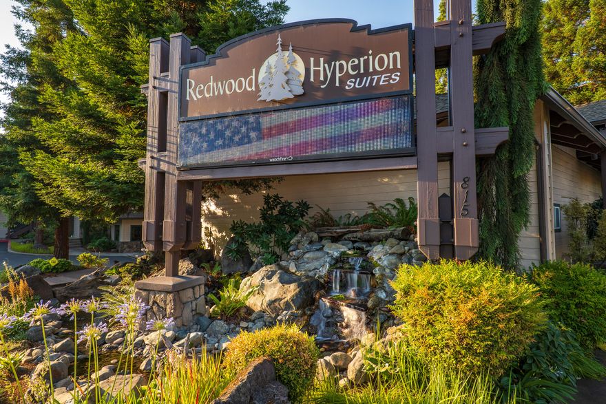 A rare opportunity to own a hospitality landmark! The Redwood Hyperion Suites, a 43-room hotel in the heart of Grants Pass, is now available. With a rich 75-yr legacy, this iconic property blends historic charm with modern amenities, making it a standout investment in Southern Oregon's hospitality market. Situated on 2.3 acres in a prime commercial district, this meticulously maintained hotel features diverse accommodations, including suites, pet-friendly, and ADA-accessible rooms. Guests enjoy top-tier amenities such as a pool, gym, event center, and breakfast bar catering to business and leisure travelers. Renovations are complete, positioning this property for long-term success. Opportunities like this are rare don't miss your chance to acquire a cornerstone of Grants Pass hospitality.