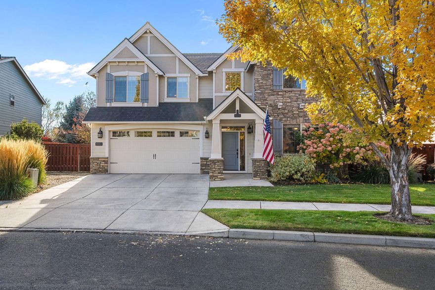 Welcome to this beautifully maintained, move-in ready 2,870 SF two-story in one of NW Redmond's most desirable neighborhoods. Offering 4 bedrooms, 2.5 baths, office and a versatile bonus room on .20 acres.  Pride of ownership shines throughout—minutes from schools, shopping, parks, and amenities. 

The open-concept main level features 9' ceilings, solid walnut flooring, kitchen with quartz counters, butler's pantry, breakfast nook, office area or formal dining, living room, and a powder room. The upper level includes three bedrooms, full guest bath, large bonus room, laundry room, a spacious master bedroom with ensuite, walk-in closet and attached bonus area.  Enjoy the oversized 3-car tandem garage with 8' door.  New roof and AC installed Aug/Sept 2025. 

Mature landscaping, a parklike backyard with covered patio, and two spacious side yards. Home backs to a seasonal canal with a community walking path that heads to the owners pool for warm summer days.