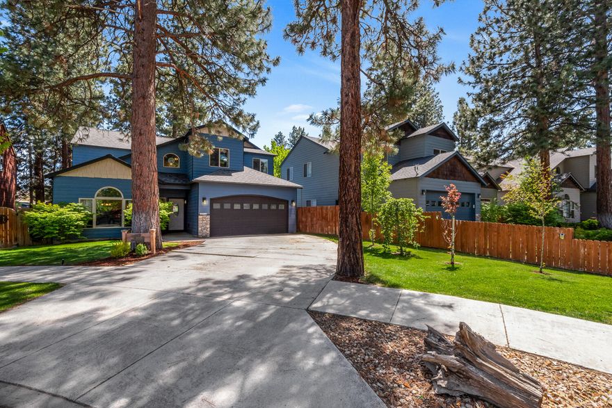 Looking for a fantastic 5 bedroom 3 bath house in SW Bend, close to trails, the river and all Bend amenities? Look no further! The main level of this home features a convenient bedroom and full bathroom, great for guests or multi generational living. Enjoy two separate living areas downstairs, perfect for entertaining kids and adults alike. Upstairs, you'll find four additional bedrooms and a cozy office nook. Recent updates include a brand new roof, new bathroom flooring, counters, and stylish light and plumbing fixtures. The private backyard provides a peaceful retreat for relaxing or hosting.
Don't miss your chance to own this versatile and well located Bend home!