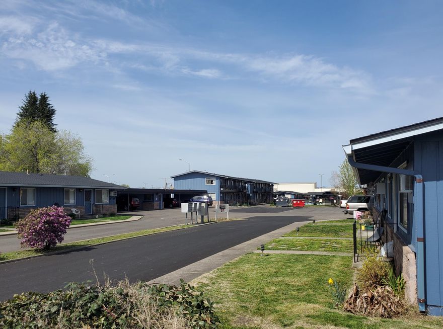 Medford- East side multifamily apartment complex. A nice mix of one and two bedroom units, with inground pool and tenant storage area. Recent roofs and exterior paint, and entryway asphalt improvements. Located near major shopping centers and restaurants.