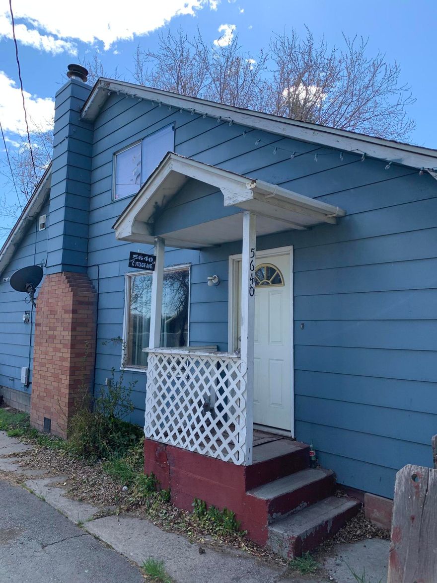 Long term owner rented the home out and tenants took advantage of the generosity of owner.  New buyer will need a fleet of dumpsters, but underneath the rubble is a 4 bedroom 2.5 bath home with large shop in the suburbs.  Shop was built for RV storage.  Just clean up, reroof, paint and add new flooring and the new owner should have a nice place.  Under the circumstances this is a cash only sale and the price is firm.