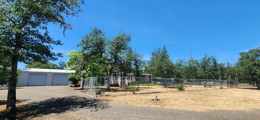 Nestled on a generous .73-acre lot, this updated 1,701 sq ft home offers 3 bedrooms and 2 bathrooms. It provides ample space for both relaxation and entertainment. Fully Remodeled Kitchen (September 2024): Featuring new cabinets, countertops, a modern sink, garbage disposal, and flooring. Recently renovated guest bathroom (2023), combining functionality with contemporary design. New Roof (2022): ensuring durability and protection for years to come. French doors open to a large covered deck, perfect for outdoor dining, entertaining, or simply unwinding while overlooking the expansive fenced yard. Detached 800 sq ft Shop is ideal for hobbyists, craftsmen, or those needing extra storage space. This detached shop comes equipped with two roll-up doors for easy access. Set in a tranquil neighborhood, this home offers the perfect balance of privacy and accessibility.
All information is deemed accurate but should be verified by the buyer.