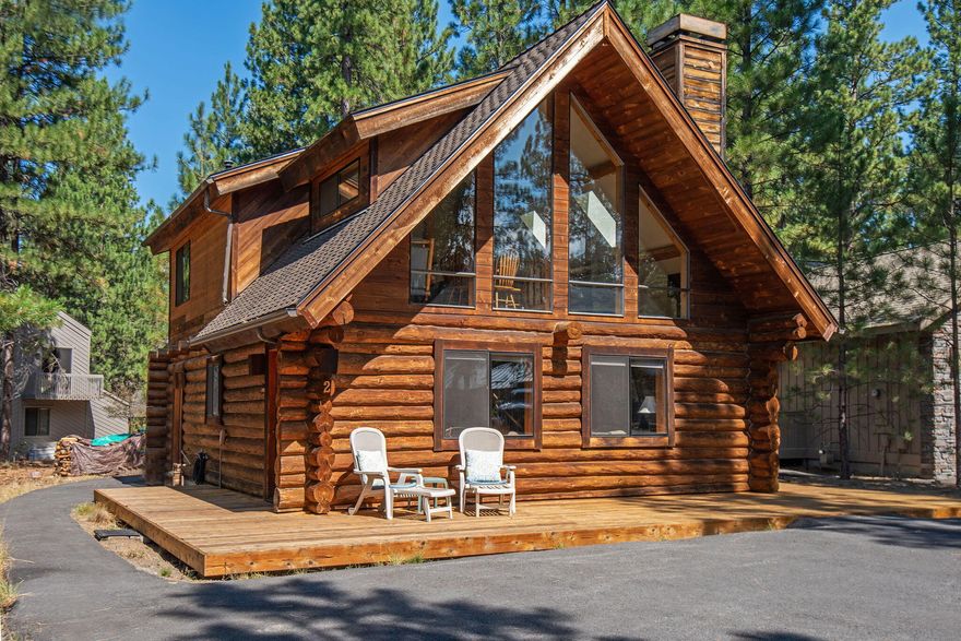 Own a 20% share in this Sunriver log cabin! Cozy wood stove, lots of deck space and a private hot tub. Many recent upgrades have been made, including a new roof, deck and HVAC system.. The current financial arrangement requires each of the 5 owners to contribute $250 per month. This covers all ongoing expenses, HOA dues and utilities plus contributes to a reserve fund for future needs.  Enjoy the Sunriver lifestyle for 10 weeks every year!