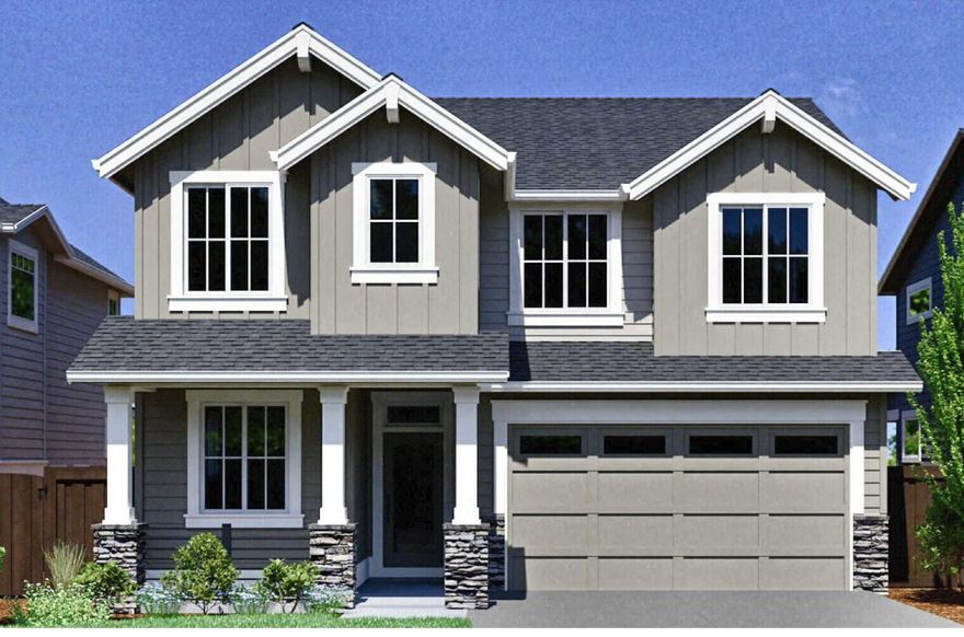 Live large in NE Bend at this exciting new Pahlisch Community.  This open concept 2 story Morgan plan on large corner lot greets you with a den and feeds into an entertainer's kitchen open concept kitchen, dining and great room.  When you tire, escape to the primary bedroom oasis with enough room to make you enjoy the sweetest of dreams.  The ensuite bath not only has dual vanity, walk-in closet, a stand up shower with a glass enclosure, but a soaker tub to bubble your cares away. across form the primary bedroom lay a spacious bonus room. Pahlisch Homes show well-crafted finishes used throughout. Let the HOA care for your front yard and enjoy summers in your community swimming pool! Photos are of similar home, specifications will vary. Homeowners and residents here will have access to a full spectrum of private recreational amenities including swimming pools, parks, green spaces, and paved paths by Summer 2023 in Petrosa. Model home is open daily from 12-5 p