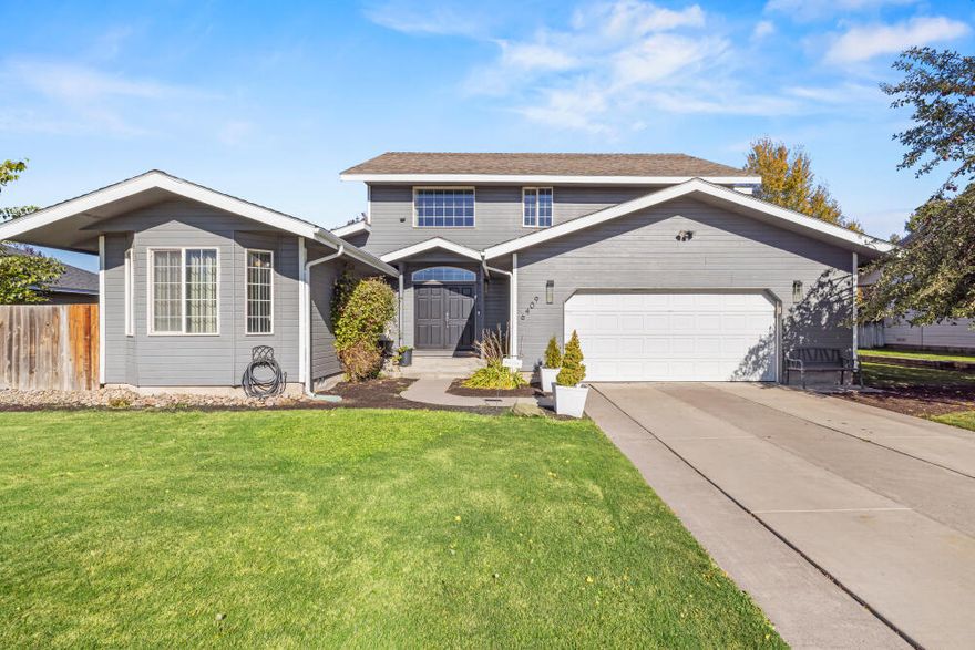 Make this one-of-a-kind home a part of your story! Featuring four spacious bedrooms, two full bathrooms, and multiple versatile flex spaces—there's room for everyone and everything. Whether you need a playroom, home office, teen hangout, or movie room, the possibilities are endless! Step outside to your own backyard retreat, complete with manicured lawn, mature fruit trees, a covered deck, and a relaxing hot tub—perfect for unwinding after a long day. Inside, soaring vaulted ceilings in the Great Room create an open, airy feel that seamlessly connects to the kitchen and dining areas, making it ideal for hosting family and friends. The large kitchen offers stainless steel appliances, a gas cooktop, generous pantry storage, and plenty of space to gather and create memories. All of this within walking distance to beautiful Keller Park—the perfect blend of comfort, convenience, and community.