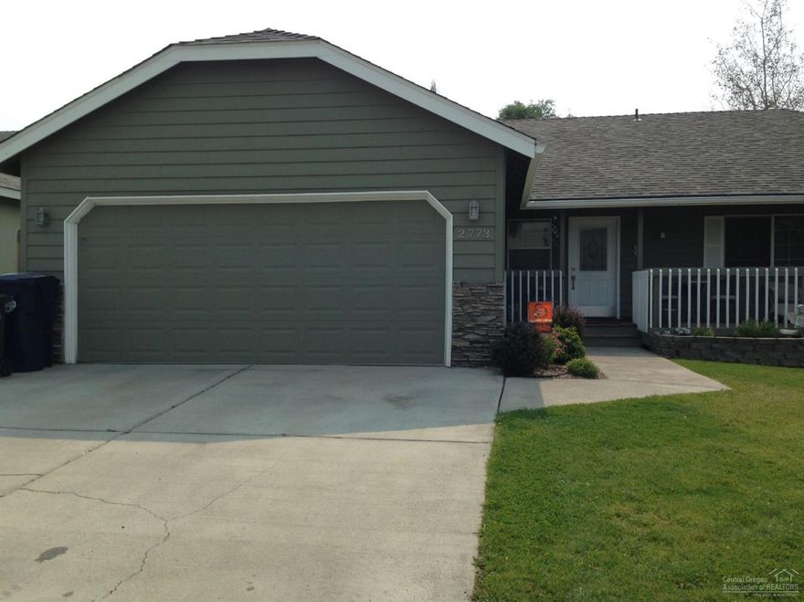 Light and bright 3 bedroom plus office, 2 bath single story with vaulted ceiling in the great room. Central air conditioning and a ceiling fan in the great room for those hot summer days. Walk in pantry in the kitchen and walk in closet in the master bedroom. Very private back yard with mature trees, a deck and storage shed. A large front porch and an automatic sprinkler system. Very convenient location, close to schools, shopping, a park and medical facilities.