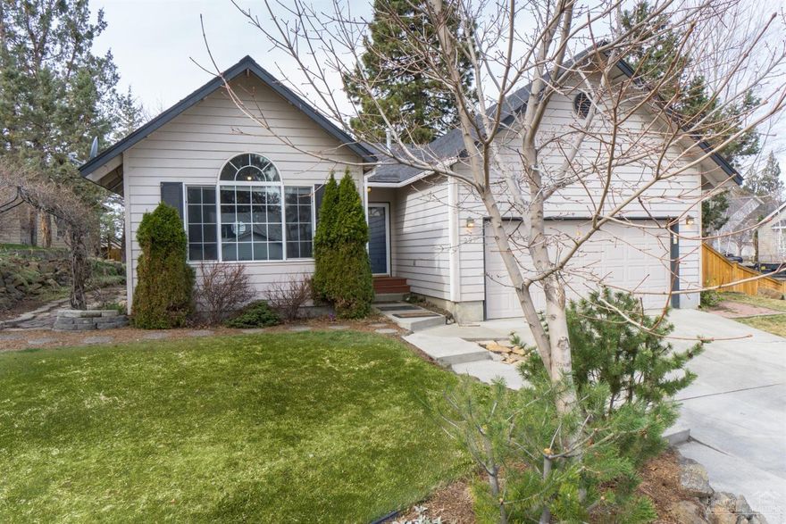 This Charming 3 bedroom-2 bath home has 1450 sq.ft. of light and bright living space. Enjoy the vaulted ceilings, updated baths , new lighting and 2 skylights. This Eco conscious home has bamboo strand woven floors, Newer wool carpet and zero VOC paint. There is a large paver patio ,new side and back fencing as well as raised beds, fruit trees and 2 sheds. Enjoy views of Pilot Butte for the July 4th celebration from your yard. Great corner lot location. A lovely home in a close in NE Bend area.