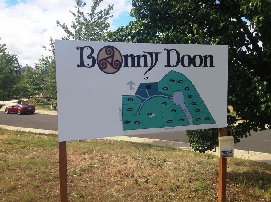 Have your slice of the Oregon dream and build your own home in this wonderful new subdivision in the desirable northeast section of Grants Pass complete with a beautifully maintained, covered picnic area. A total of 13 lots are available for purchase here in lovely Bonny Doon, most of them with stunning views of the city below and many within the Bonny Doon cul-de-sac with a few on Savage St and a few on Beacon. Building restrictions are scant, so you are mostly free to build a custom home of a size and expense of your own choosing. Reputable builders are available upon request. Quaint, suburban feel with District 7 schools yet close to major city shopping and just minutes from The Mighty Rogue River with some of the finest Salmon and Steelhead fishing around! New homes in Grants Pass are going fast, so call now for more information!