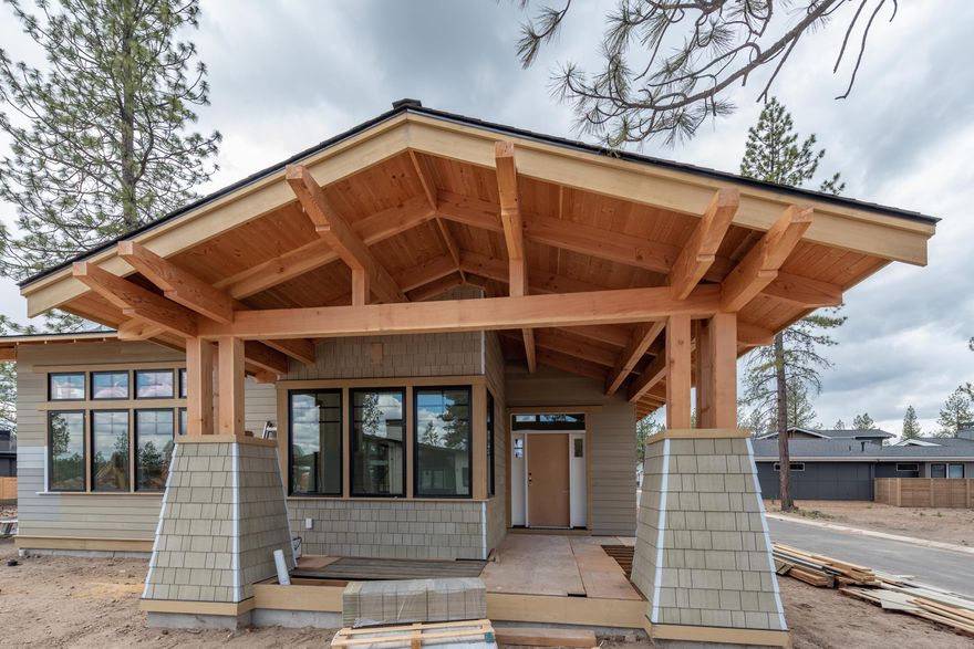 Beautiful Craftsman home under construction in one of the most popular neighborhoods on Bend's NW side. Living in Discovery West means you can enjoy the forest and nature trails out your front door. This SINGLE level home on a larger lot has three bedrooms plus an office. It has lots of windows to let the Central Oregon sunshine in. The open great room is perfect for entertaining and the chef's kitchen with a large center island includes top of the line appliances. The larger lot allows for a private courtyard patio enclosed by three sides on the SW side of the home, together with a fully fenced yard, it has a fabulous outdoor living space. A three car garage with the added bonus of one 11ft bay tall enough to accommodate a sprinter van. This home is being built by popular builder, Heritage Homes NW and will be ready for a new owner in the Fall of 2022. See attached documents for more details on this single level brand new home in NW Bend.
