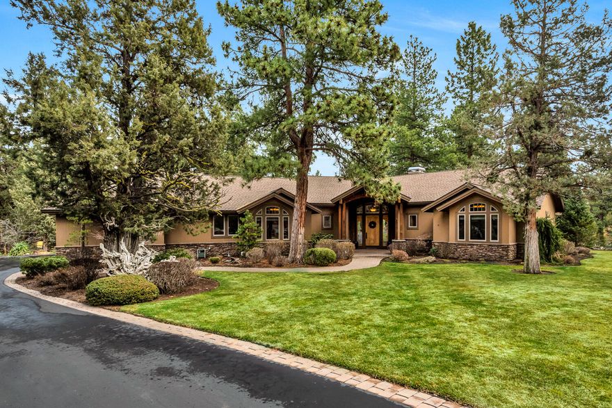 Gorgeous custom designed home in beautiful Aspen Lakes.  Located at the end of a court this home has amazing privacy.  Almost an acre of manicured landscape designed to be in bloom spring through fall.  Enjoy the view of the water feature, pond, golf course and open space beyond from the expansive, wrap around back deck.  This custom 3126 square foot home has amazing attention to detail with high wood ceilings, walnut flooring, a primary with a view of the pond and beyond and 2 additional junior suites.  The expansive office includes custom built-ins and a door to the back deck.  The gourmet kitchen also takes advantage of the view and the cabinets can accommodate even the most well appointed chef.  Check out the 3+ car garage with tons of extra space for toys. Take advantage of the pool, tennis court, pickle ball court and clubhouse just a short distance away. This home has quality throughout!