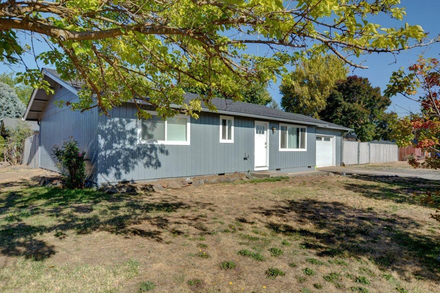 Don't miss out on this rare opportunity to own a large corner lot in White City! There is an abundant amount of room to park all your toys in addition to gated RV parking. Updates include roof, insulation, fixtures, vanities, cabinets, paint, kitchen countertops, stainless steel appliances, flooring and HVAC system. This home is move in ready! Schedule your showing today.