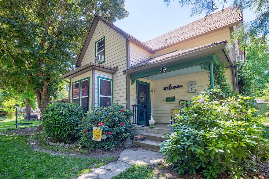 Step back in time with this beautifully preserved early 1900s Victorian home, full of timeless character and classic charm! This property seamlessly blends historic appeal with modern comforts. It features three bedrooms, a tastefully updated kitchen and bathroom, and a cozy living room with a gas heating stove. It sits on a nice corner lot with a spacious front yard and mature landscaping. There is also an attached carport with a 50 amp car charging hookup. Located near schools, shopping, medical facilities, and dining — it's a special place to call home!