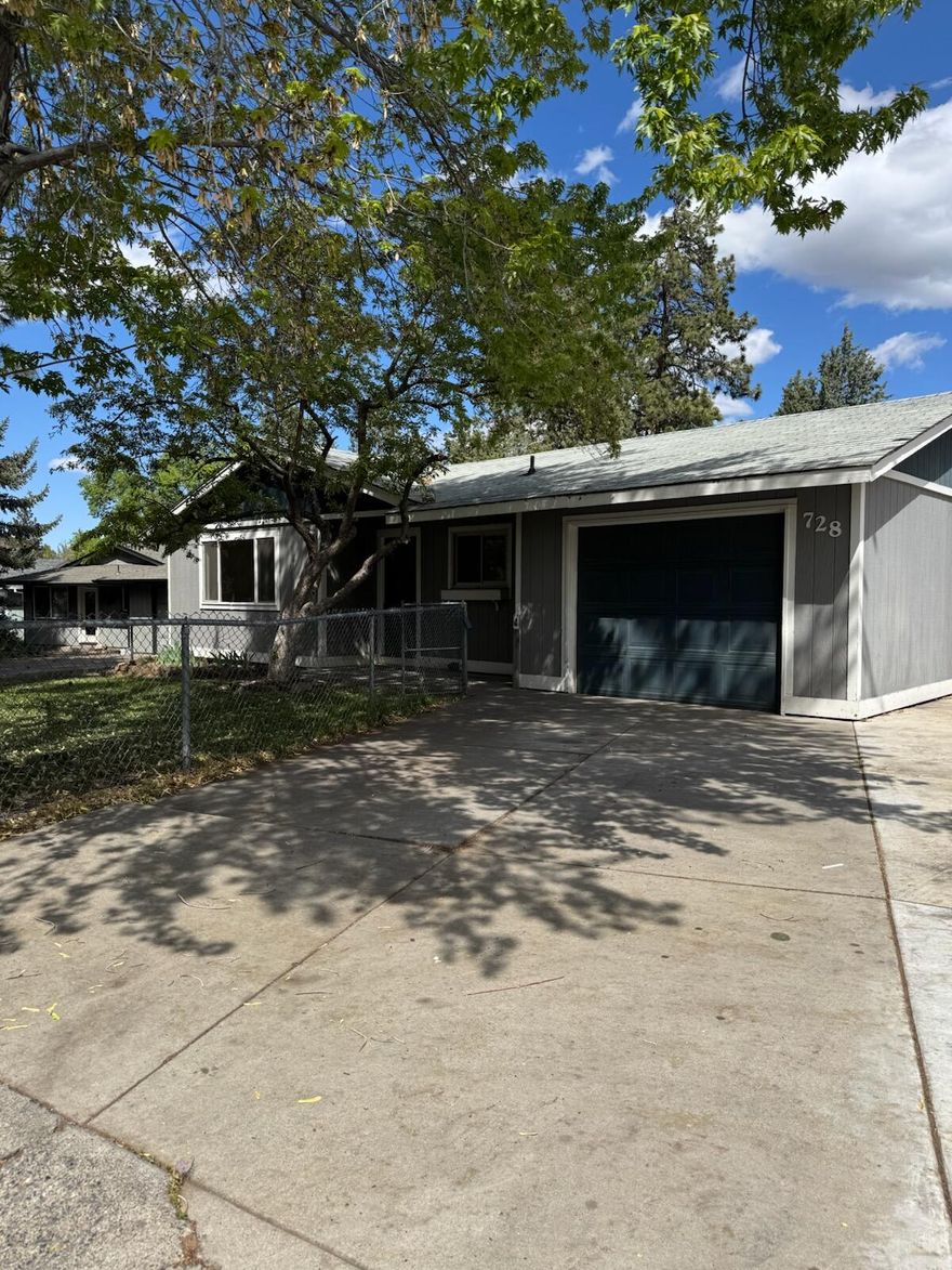 Unique home recently updated interior, newer wood stove, New cadet heaters, All new light fixtures, LVP throughout, newer appliances, tile backsplash, laminate counters,  30 x30 ship with a mini split, one 12' door and one 8' door.  Power to the shop 110. Fenced front yard.  Very convenient location