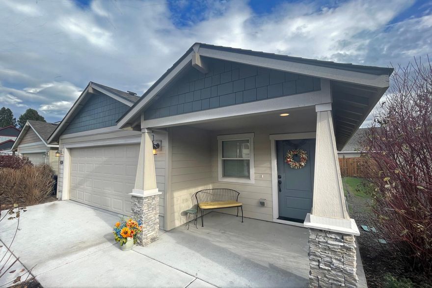 Step inside this single-level home located on Bend's growing eastside, where you can live near a vibrant scene of shopping, dining, and outdoor recreation. Schools are nearby, and Pilot Butte is just minutes away where hikers, bikers, and sunset watchers gather regularly. With all of the in-town amenities nearby, this location still maintains an ''out of town'' feel and places you at the doorstep of Central Oregon's iconic rural landscape. We love this home for its spacious, open-concept floor plan that welcomes guests to gather around the warmth of a fireplace and connects easily with the outdoor space. The primary suite is well thought out, offering an ensuite bath and walk-in closet. At the end of a long day, escape to the fenced backyard where a relaxing patio awaits and you can enjoy Central Oregon to its fullest. Schedule a showing today!