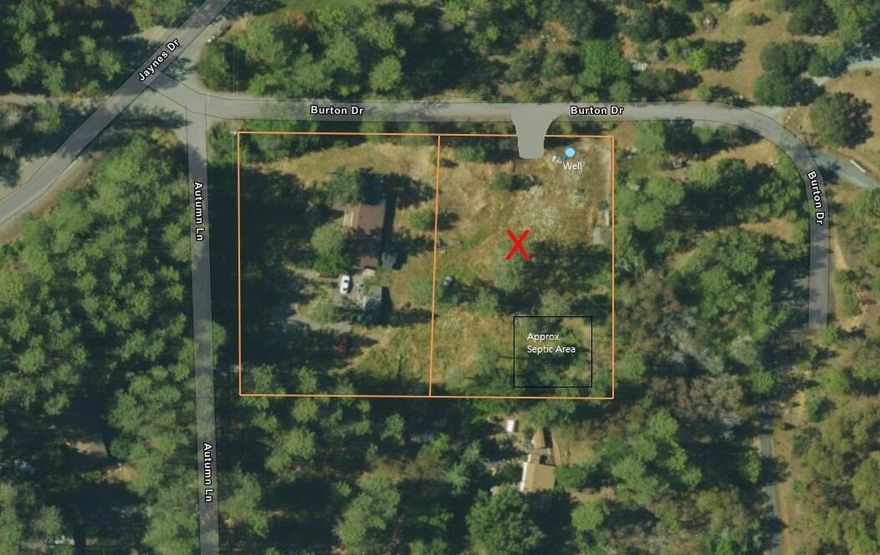 Looking for some elbow room in the country without being burdened with the care and maintenance of a large parcel of land? Look no further! Nearly an acre of buildable land located just a few miles out of town and 2 miles from the Cathedral Hill's trail system. This beautiful property is on a quiet dead-end street and has good separation from the neighbors. A 10 gallon/min well was recently drilled, and septic has been approved for a standard system. Power is at road. Driveway approach will be installed soon. Adjacent property with house (101 Autumn Lane) is also for sale.