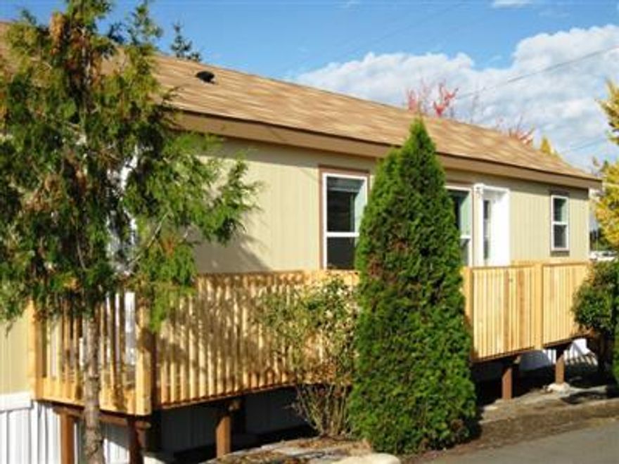 This brand spank'n new 2010 extra width single wide home is full featured and lacking nothing. Two bedrooms including a master w/ walk-in closet and two very generous sized full baths along with ample utility room are just for starters! Large open kitchen-great room and dining area have lots of light and views to Grizzly Peak. As home has only one adjacent neighbor, views off large front deck are unobstructed. Brand new and priced WAY below value! Did I mention space rent is only $350 /mo. and includes water,sewer,garbage and irrigation? Take a tour today.