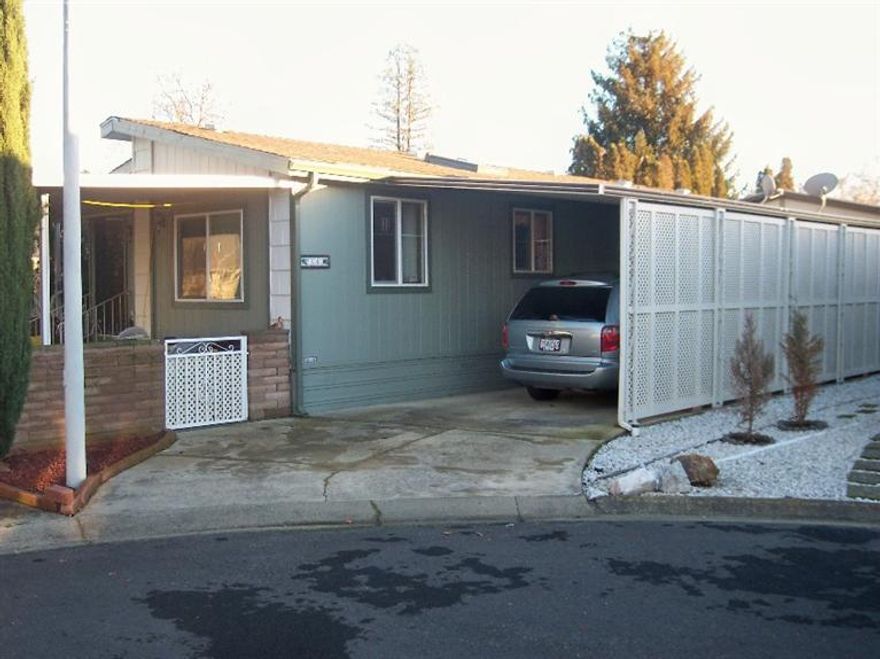 Delightful Willow Estates So. Manufactured Home! This 1988 Manuf. Home, in 55+ Park, is terrific and features 2 bedrooms, 2 bathrooms, 1248 sq. ft. private setting with all kinds of EXTRAS! Some extras include vaulted ceilings, large kitchen with tons of cabinets, and all top-of-the-line appliances, skylight w/screen that opens for air, formal dining room, nice sized living room, roomy master bedroom with bath and outside patio for relaxing. Fully-fenced dog run with grass in back yard. Great location, nice neighbors, and close to everything! Very private. Priced to sell quickly at $30,000! Call to set up a tour to see it all. It won't last long!