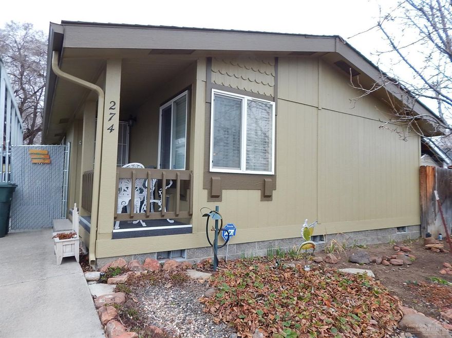 Well cared for home with many updates including new exterior paint in Nov 2019 & new kitchen lighting! Spacious 1404 sf with split floor plan, vaulted ceilings and 2 skylights. Kitchen has been upgraded with Whirlpool ss appliances, beautiful quartz counters & birch kitchen cabinets. Outside you will find a well laid out landscaped yard with a Gazebo, small pond, raised garden beds & 10 X 12 Shop. There is also a 18'X40' concrete RV pad with carport which could be converted into a garage. This is a must see home! You will appreciate all that has been done and it's move in ready for a new owner. Just blocks to 2 schools, post office, library, community park, shopping and cinemas! Come take a look!