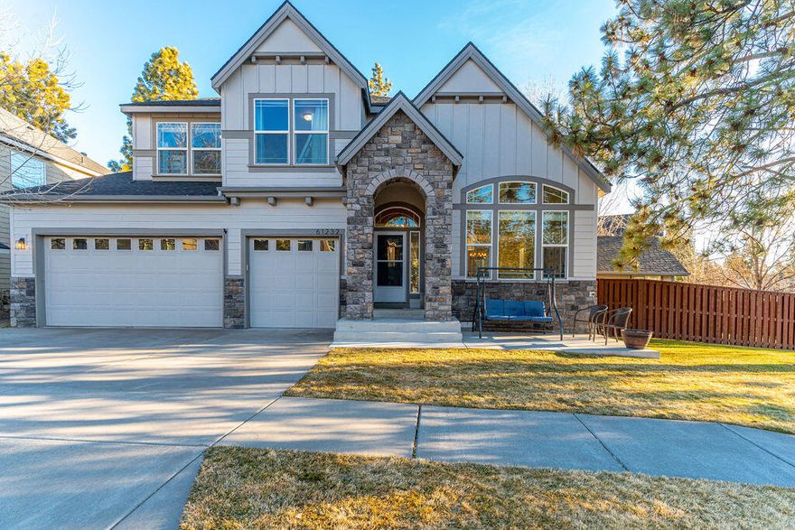 Bend is Zoomtown USA and this well appointed home located in River Canyon Estates is the answer to anyone's work-from-home lifestyle. With 2,732 sqft, five bedrooms and three bathrooms in the main house (with a bedroom and FULL bath on main level), it offers utility that would suit any Buyer need. But the 144 sqft, 12x12 detached office is what really sets this SW Bend home apart. It features a mini-split system keeping the space comfortable no matter the season. The home has been tastefully updated with hardwood floors, quartz countertops, painted cabinets and more. The corner lot and extended backyard fence offer the extra space many are looking for. Additional features are a three-car garage, expansive backyard patio with a custom pergola and a built in fire pit. The RCE community features a pool, clubhouse, fitness center and courts. To top it all off, the home is within very close proximity to the Old Mill, Hayden Homes Amphitheater Mt. Bachelor, the Deschutes River and its trails