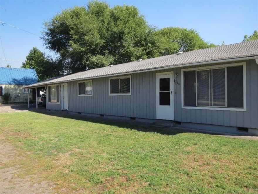 Great East side location! Close to schools, shopping, public transportation, movie theater and restaurants. Single level, 2-bedroom/1-bathroom per side and fully rented for $650.00 per month with good rental history. Each unit includes a carport and a storage closet. This is an excellent investment or live in one side and rent out the other side.