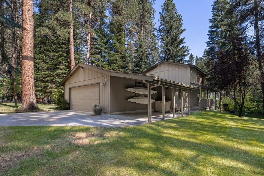 Located on the serene Metolius River, this Camp Sherman abode has so much to offer! One of the few properties in the community with deeded land, complete ownership of the property. Enjoy over a third of an acre of river frontage for year-round entertaining, with beautiful mature trees, landscaping and fruit trees on the property. Located just outside of Sisters and Black Butte, with easy access to Bend, the mountains, hiking trails, fly fishing and more. A grandfathered short-term rental permit offers flexibility to rent the home nightly, or enjoy year round! The spacious primary suite on the main level and upstairs second bedroom and large bonus area offer space for guests, with ample storage throughout. Camp Sherman is home to a post office, school, general store and restaurant, with a new lodge currently under construction. Enjoy your outdoor entertaining year round from this incredible riverfront oasis!