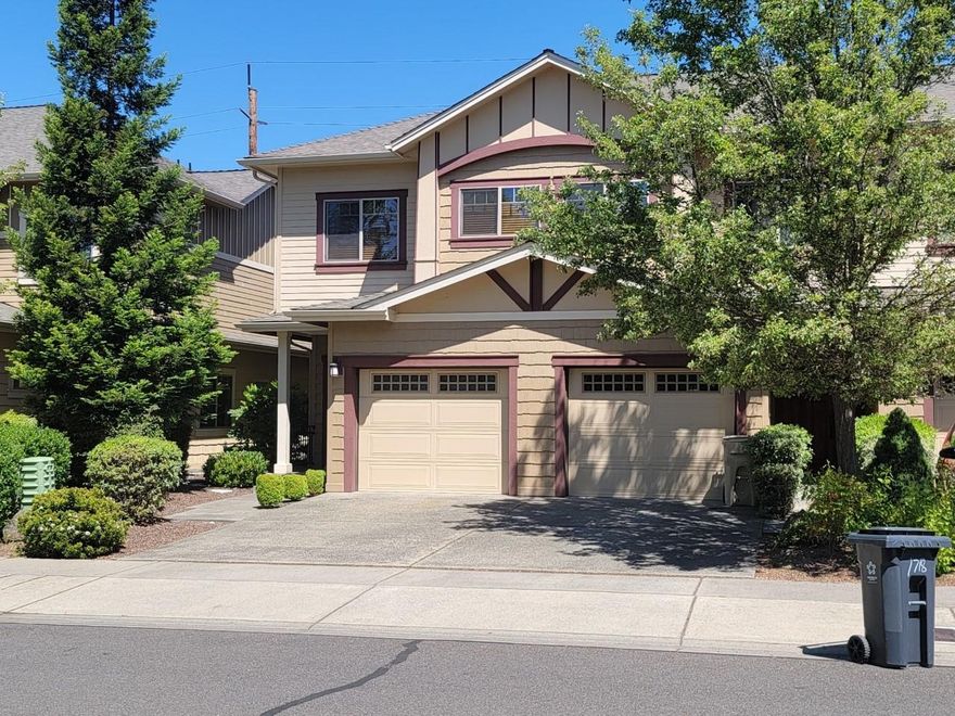 Nice Townhouse located in the popular Sequoia Village, this contemporary Craftsman style townhouse features engineered hardwood floors & tile flooring, granite counters, stainless steel appliances in the kitchen, nice eating bar and dining area.  2 primary bedroom suites upstairs, the main bedroom has a balcony.  Quality upgrades and finished 1 car garage.  Located close to the spacious club house and swimming pool & large hot tub. HOA fees include the exterior maintenance and front yard care.  Located close to city park and school.