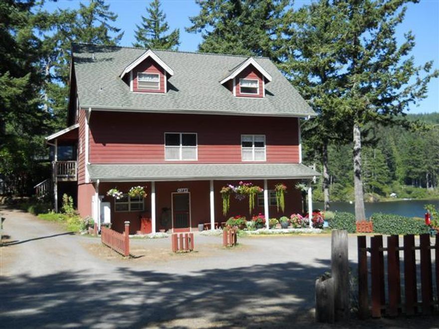 BY APPOINTMENT ONLY-A healthy lifestyle, a beautiful location. Located 5 mi north of Florence, OR and 4 mi inland, just out of the coastal fog & wind, yet an easy 10 minutes to the beach or town. This serene property has been owned & operated by the same family for over 50 yrs. Mercer Lake Resort is the only commercial property on the lake. Asking price includes the beautiful owners home which boasts a fantastic view. There are 10 Cabins, an RV/Mobile Home Park, Marina W/30 slips, boat ramp, and fuel. This pristine lake is surrounded by native flora/fauna. The relaxed atmosphere is like taking a step back in time and can't truly be appreciated until you experience it for yourself.